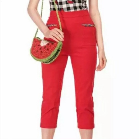 Collectif Pants - Collectif Mainline Alexis Pom Pom Capris